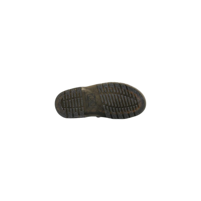 Dr. Martens Gryphon Atlas Black Leather Flat Sandals