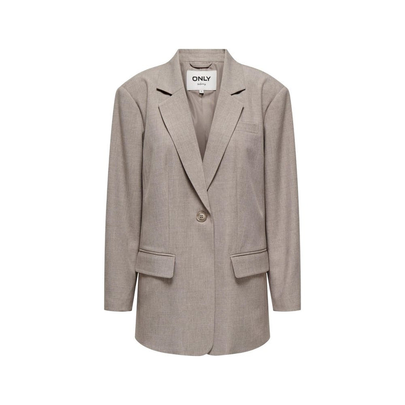 Only Onllinda Beige Polyester Blazer for Women