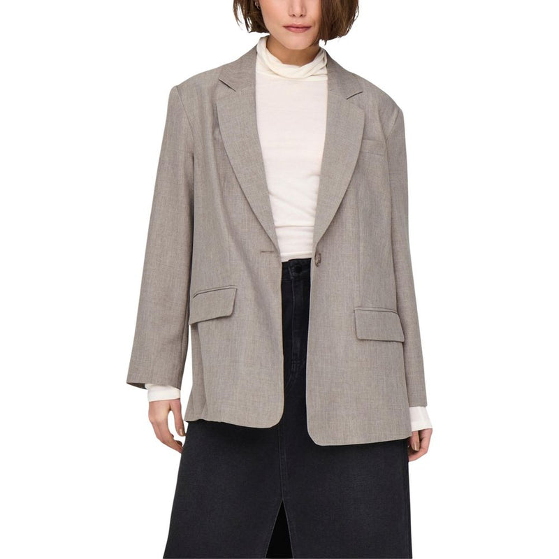 Only Onllinda Beige Polyester Blazer for Women