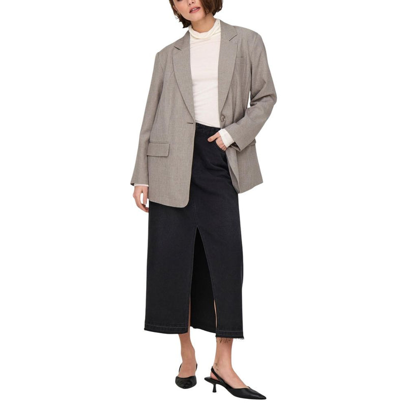 Only Onllinda Beige Polyester Blazer for Women