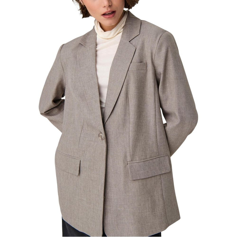 Only Onllinda Beige Polyester Blazer for Women