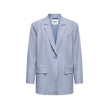Only Blue Polyester Blazer