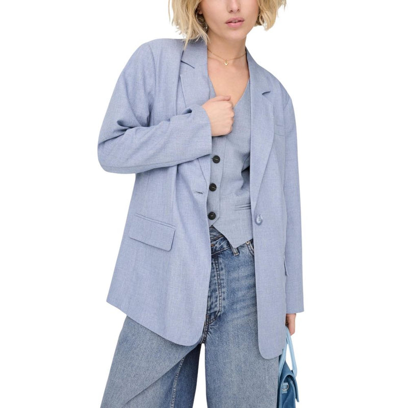 Only Onllinda Blue Polyester Blazer for Women