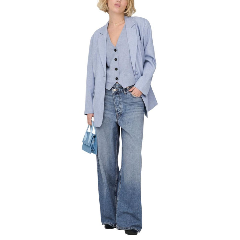 Only Onllinda Blue Polyester Blazer for Women