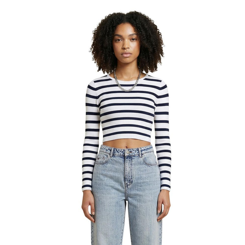 Only Onlmist Life Blue Viscose Sweatshirt for Women
