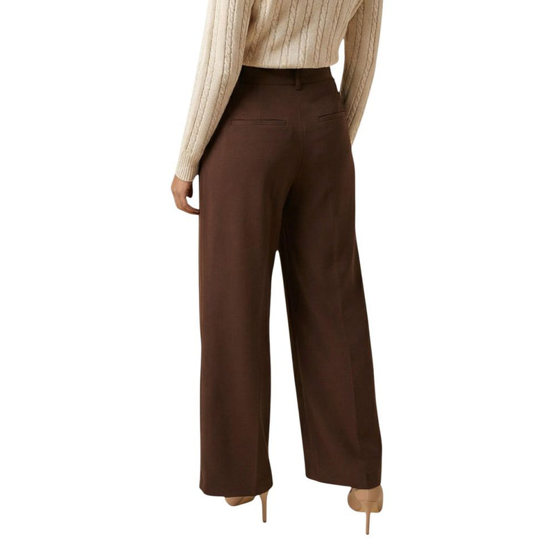 Only Onldove Life Brown Recycled Polyester Casual Pants