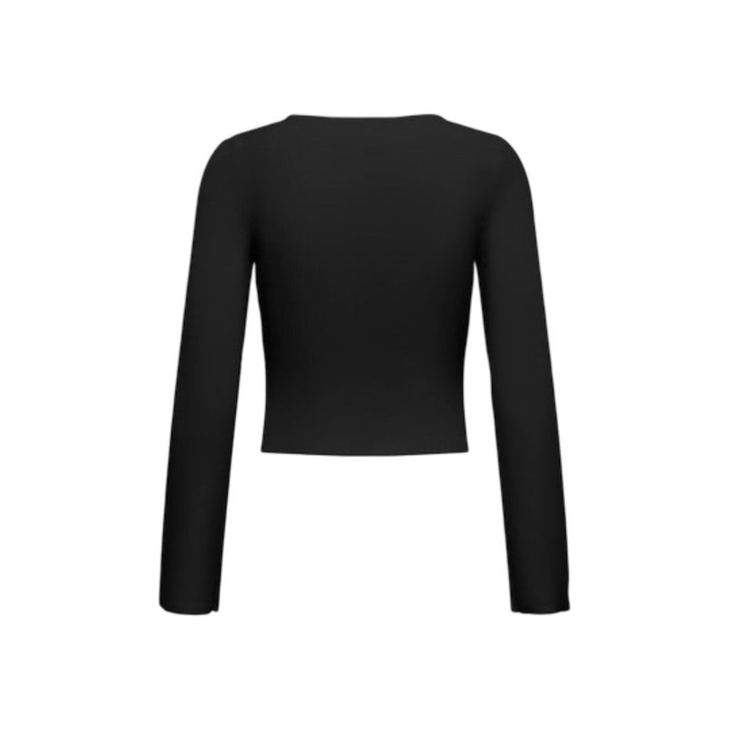 Only Black Viscose Sweatshirt - Onlmist Life Ls O-Neck