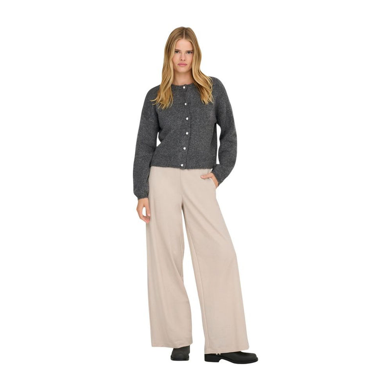 Only Onlsakura Beige Viscose Casual Pants for Women