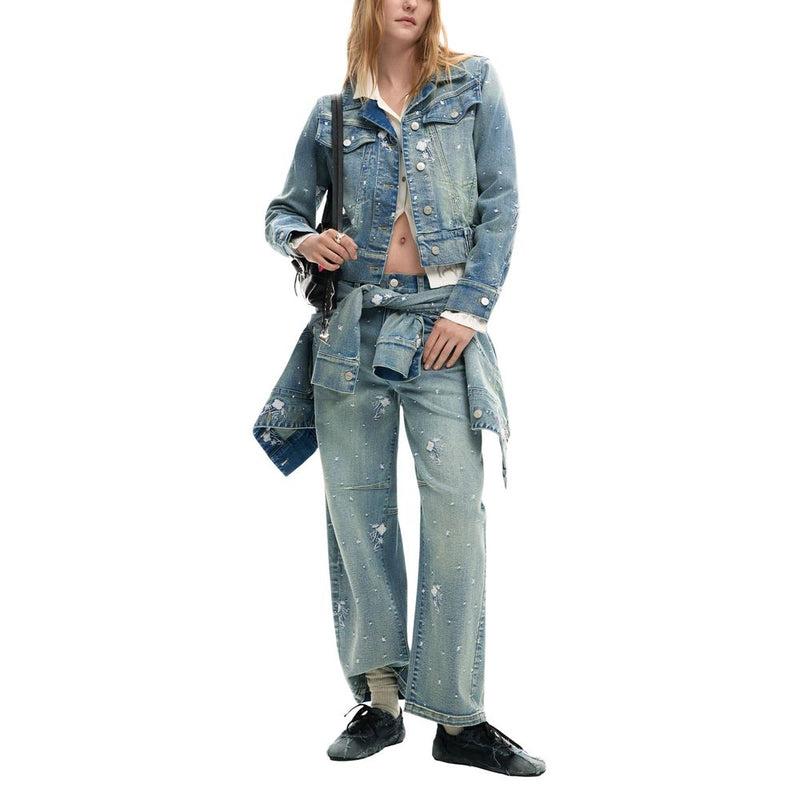 Desigual Blue CHAQ_PONY 26SWED11 Women's Denim Jacket