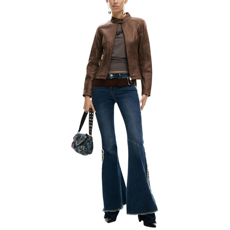Veste Longue en Polyester Desigual CHAQ_SAND pour Femme - Marron