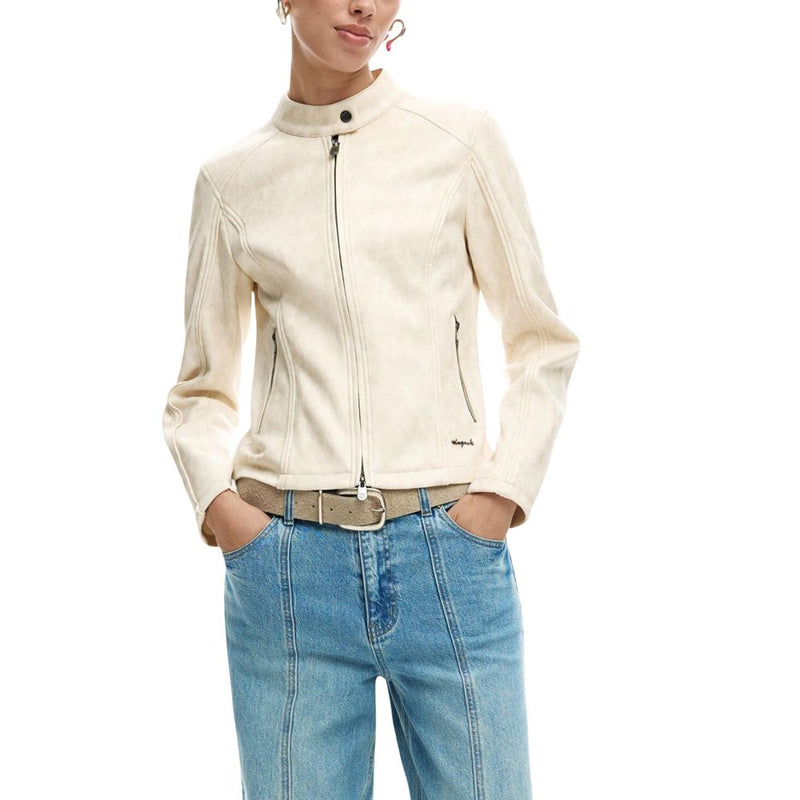 Veste Longue Beige en Polyester Desigual CHAQ_SAND 26SWEW10
