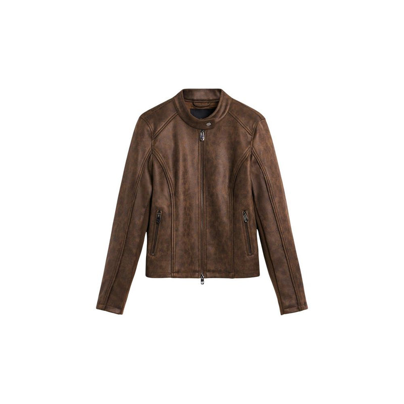 Veste Longue en Polyester Desigual CHAQ_SAND pour Femme - Marron