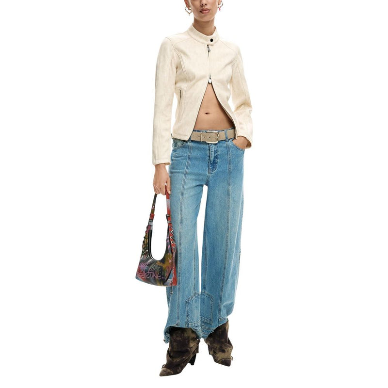 Veste Longue Beige en Polyester Desigual CHAQ_SAND 26SWEW10