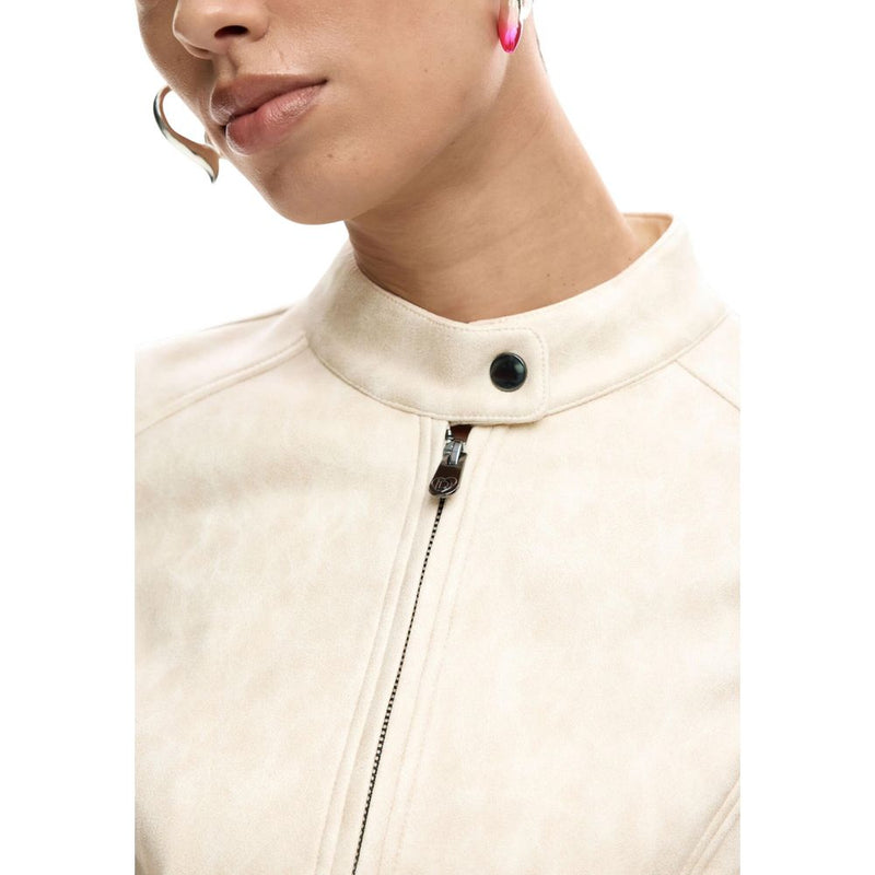Veste Longue Beige en Polyester Desigual CHAQ_SAND 26SWEW10