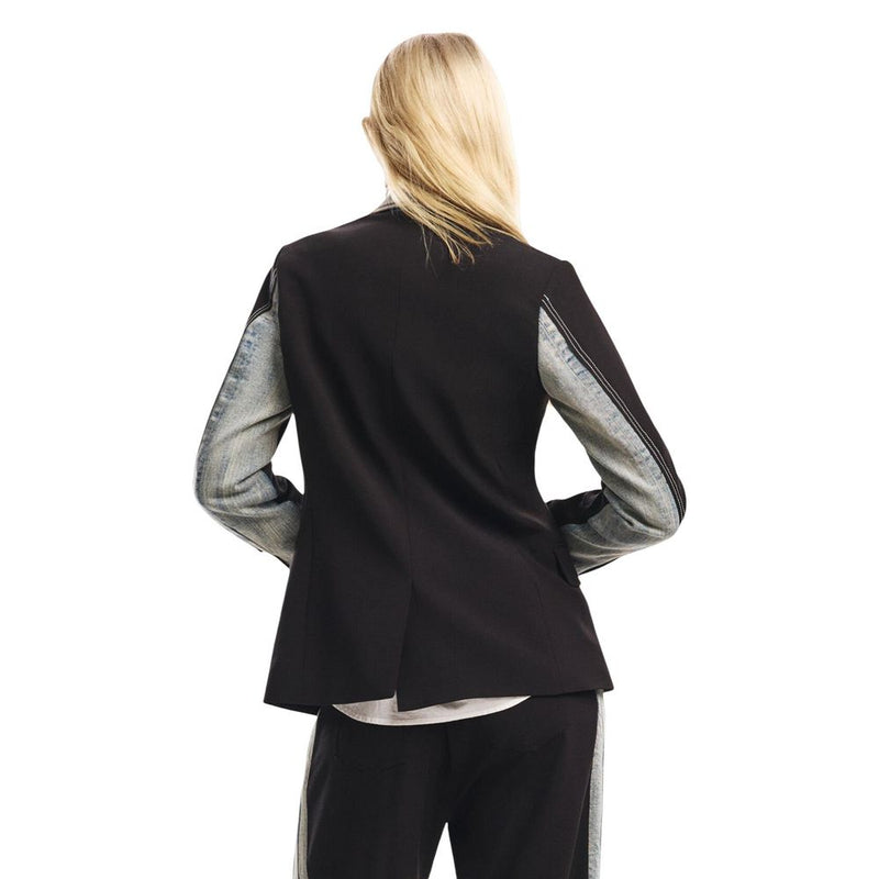 Desigual AME_LORD Black Cotton Blazer for Women