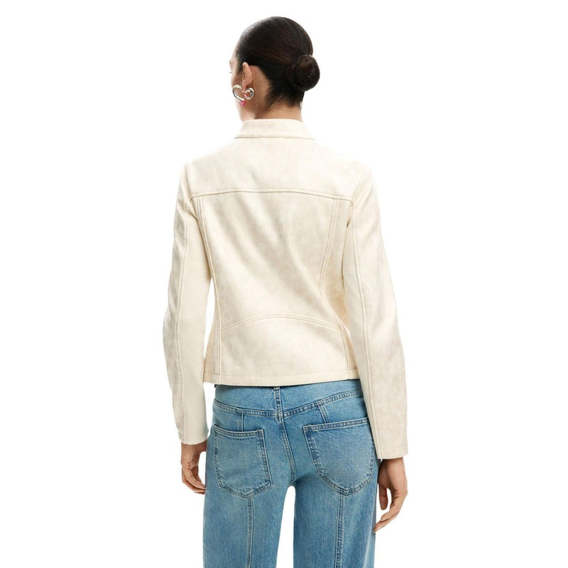 Veste Longue Beige en Polyester Desigual CHAQ_SAND 26SWEW10