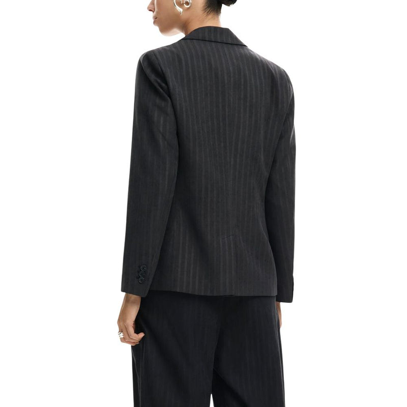 Desigual AME_CINCINNATI Gray Polyester Blazer for Women