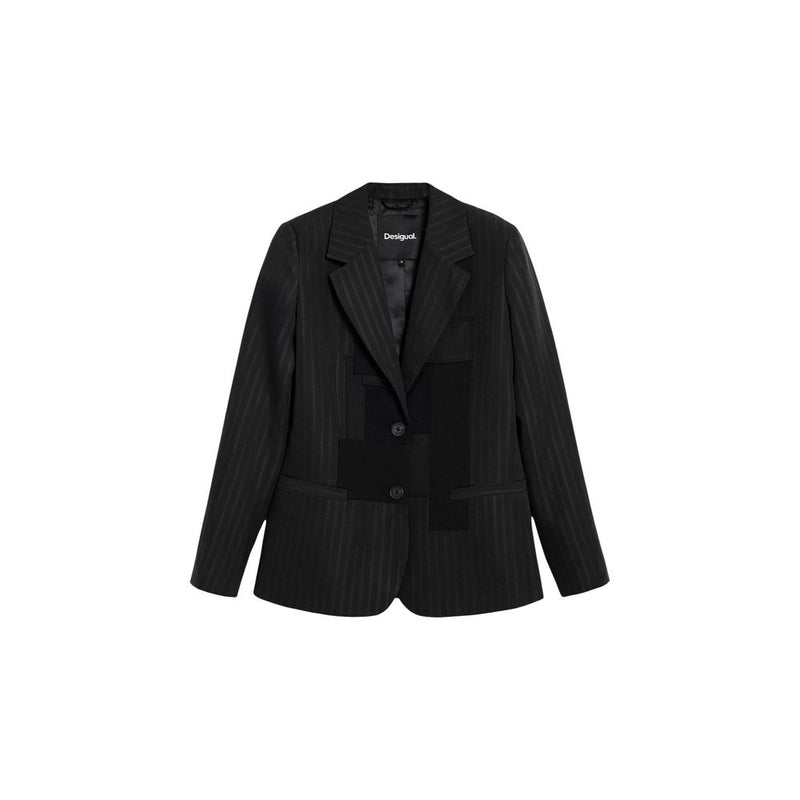 Desigual AME_CINCINNATI Gray Polyester Blazer for Women