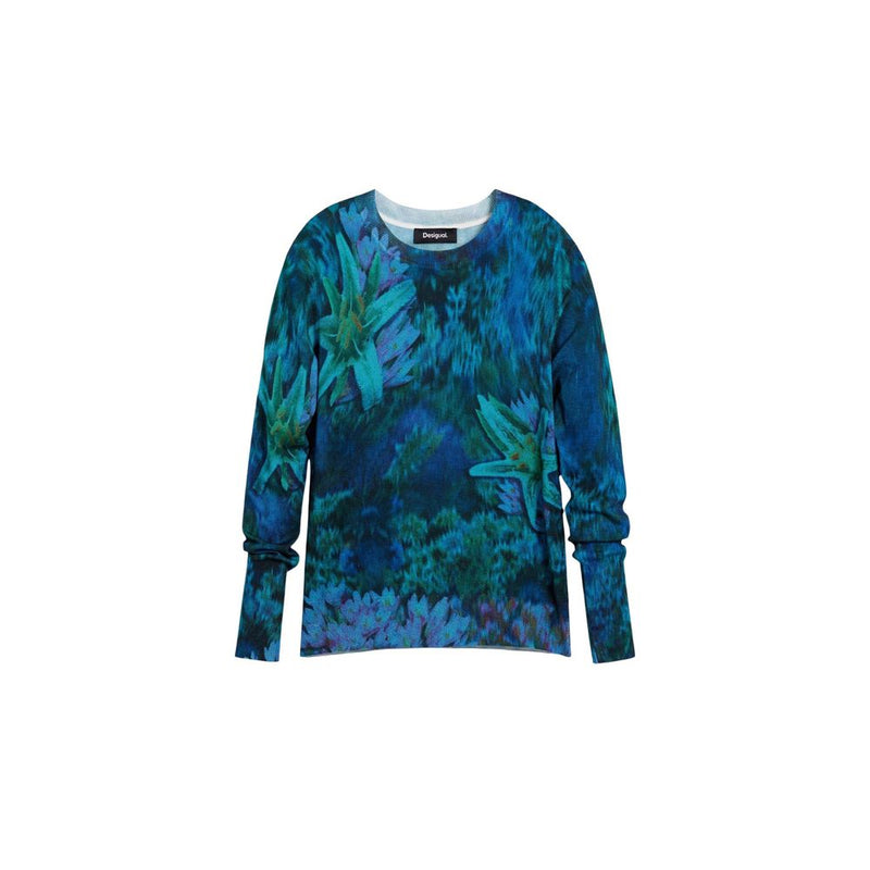 Desigual Green Viscose Sweatshirt for Women - Model 26SWJF36