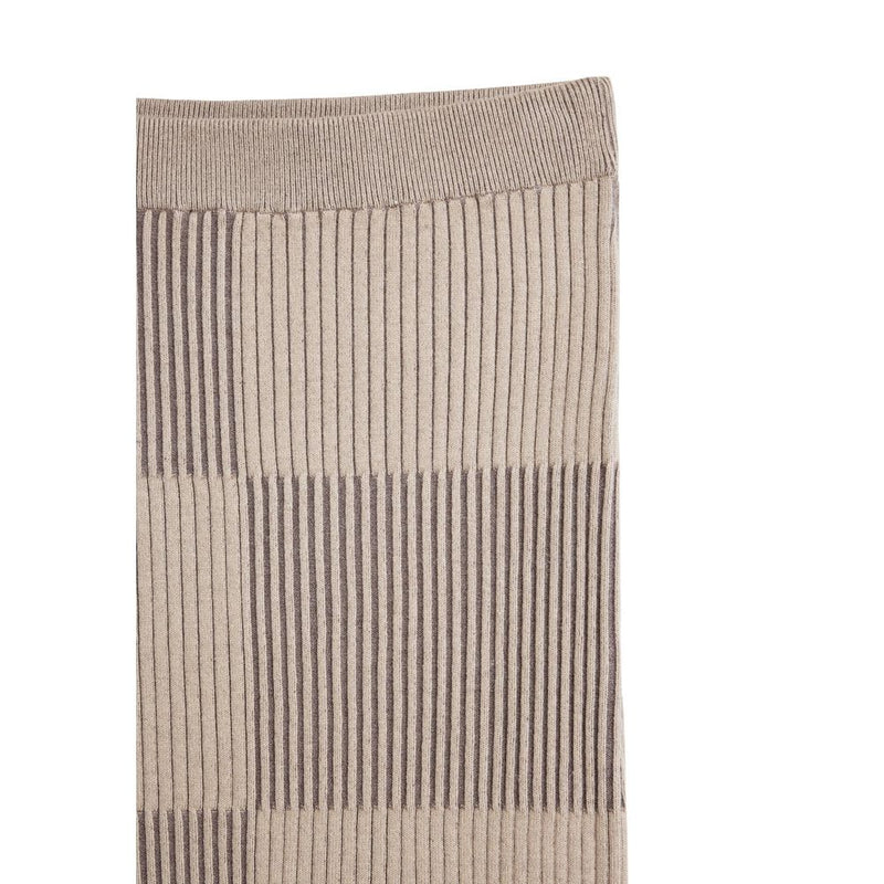 Desigual REPRIS FAL ABERFELDY Beige Viscose Long Skirt