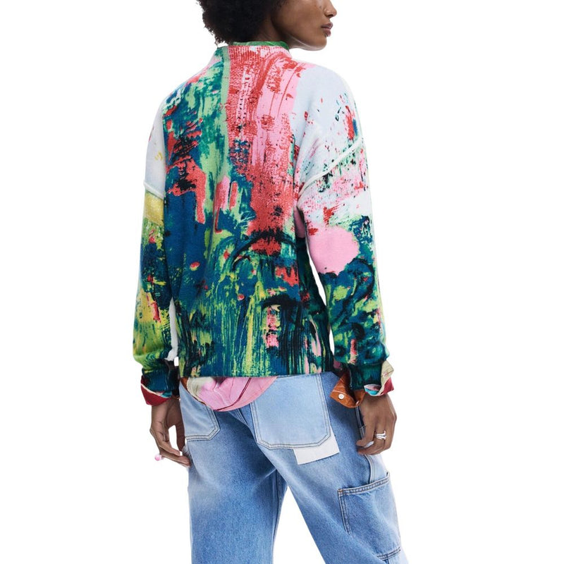 Desigual Red Marabou Sweatshirt for Women