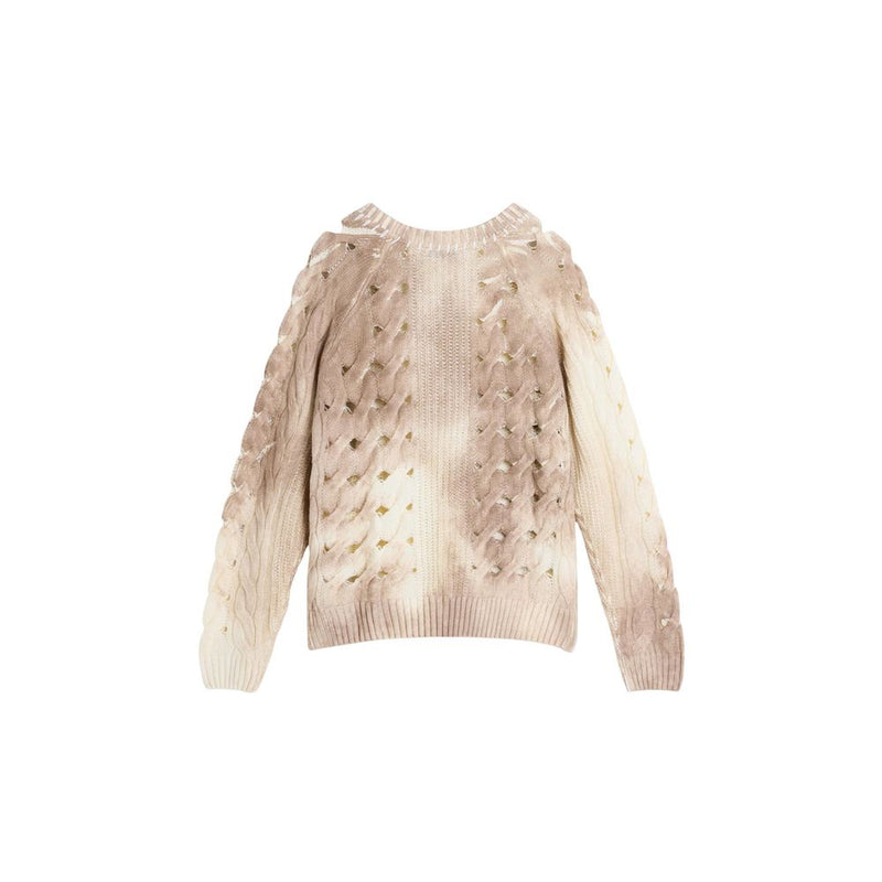 Desigual Beige Marabou Sweatshirt - Stylish & Comfortable Knitwear