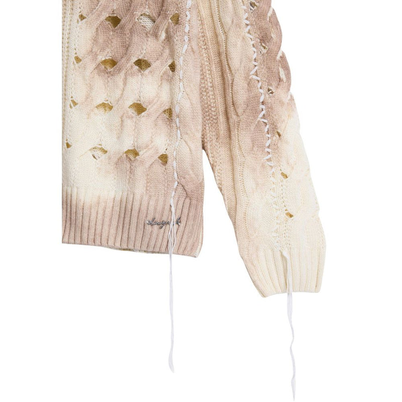 Desigual Beige Marabou Sweatshirt - Stylish & Comfortable Knitwear