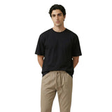 Gianni Lupo Black Cotton T-Shirt