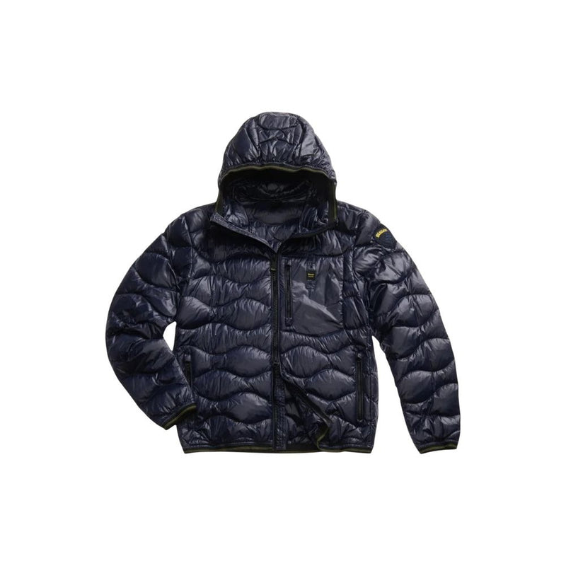 Blauer Blue Polyamide Shell Jacket for Men