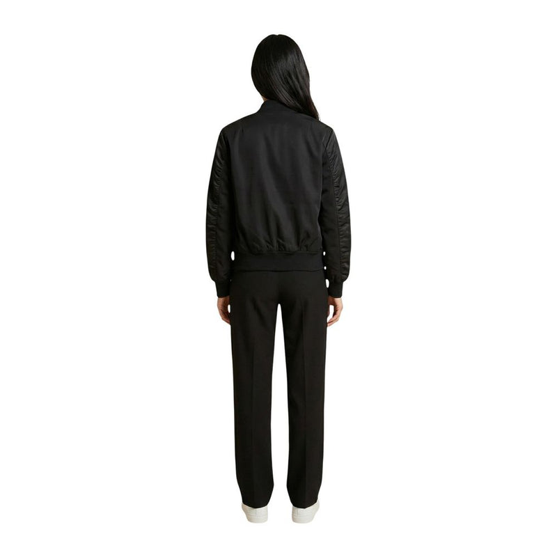 Blauer Laurie Black Polyamide Bomber Jacket for Women