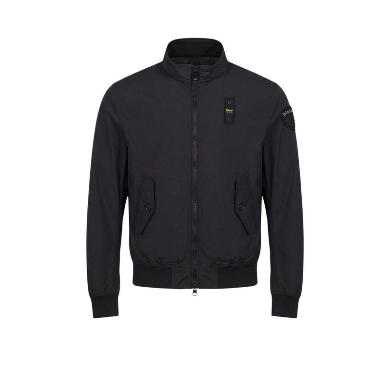 Blauer ALWIN 26SBLUC04201 Veste Bomber Noire en Polyamide