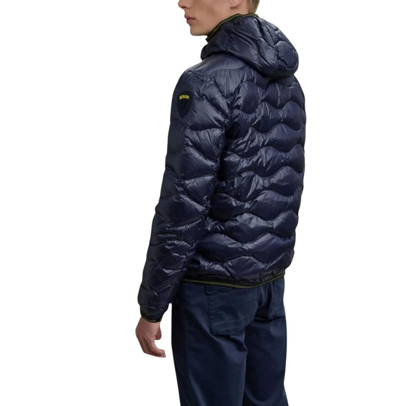 Blauer Blue Polyamide Shell Jacket for Men