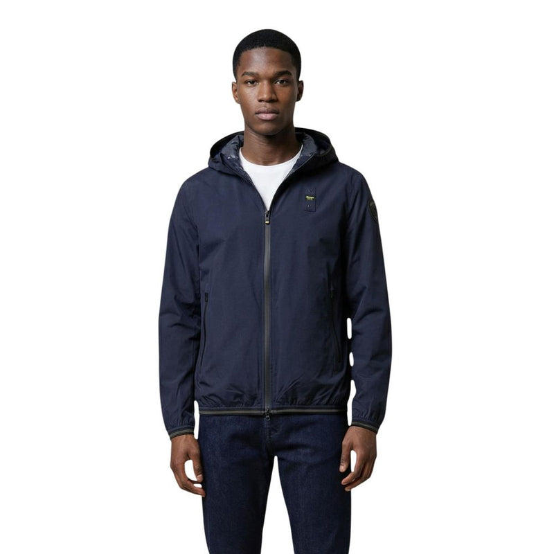 Blauer FARRIN 26SBLUC11018 Blue Polyamide Shell Jacket