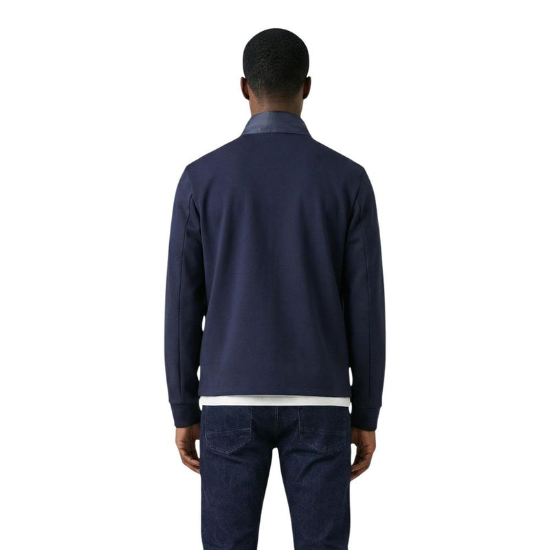 Blauer HEBRON Blue Polyamide Shell Jacket for Men