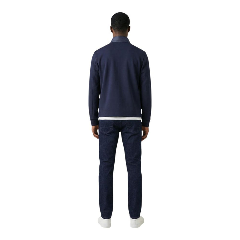 Blauer HEBRON Blue Polyamide Shell Jacket for Men
