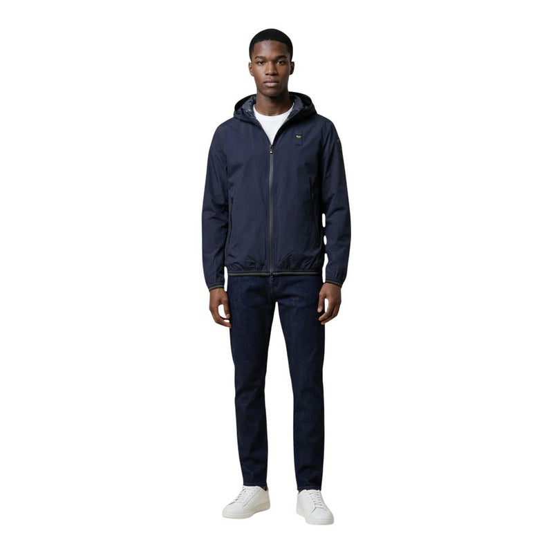 Blauer FARRIN 26SBLUC11018 Blue Polyamide Shell Jacket