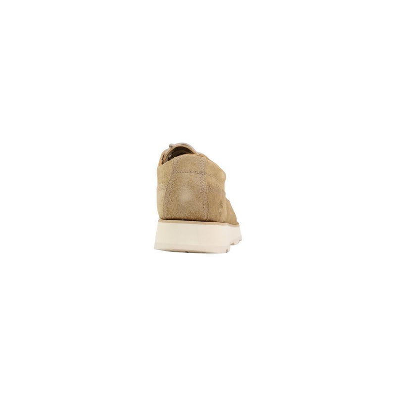 Timberland Britton Mills Beige Suede Leather Slip-On Loafers
