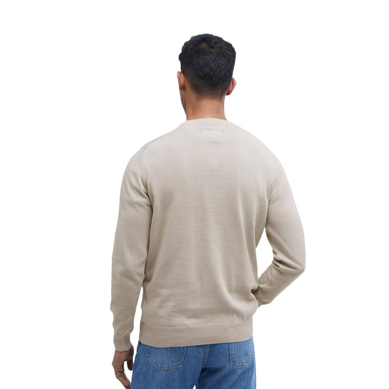 Barbour Pima Cotton Crew Sweatshirt in Beige for Men