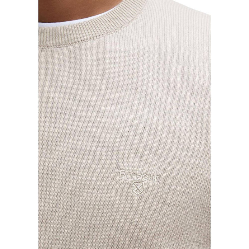Barbour Pima Cotton Crew Sweatshirt in Beige for Men