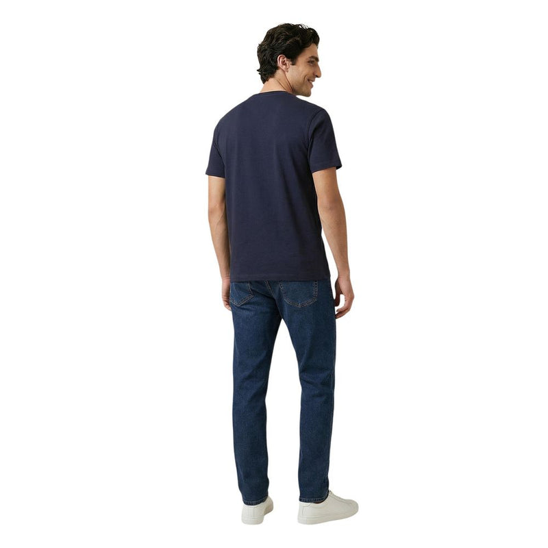 Barbour Berwick Tartan Blue Cotton T-Shirt for Men