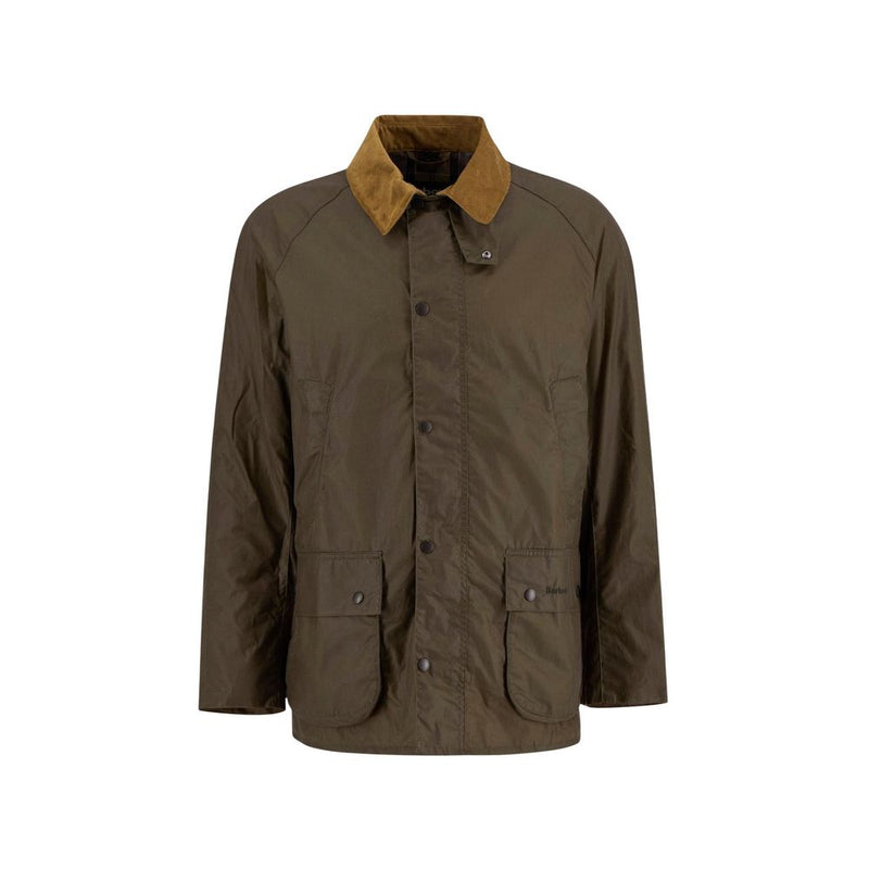 Barbour Lightweight Ashby Wax Green Cotton Jacket for Men