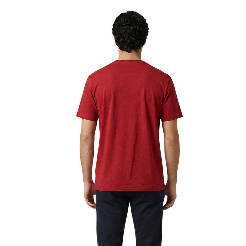 Gant Red Cotton T-Shirt - Regular Fit Short Sleeve