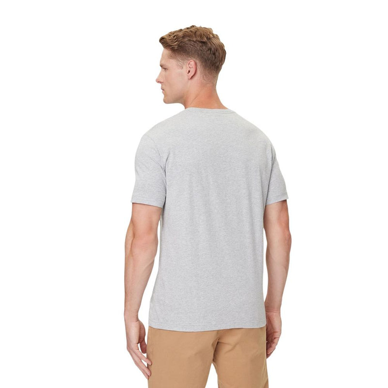 Gant Gray Cotton T-Shirt - Regular Fit Short Sleeve