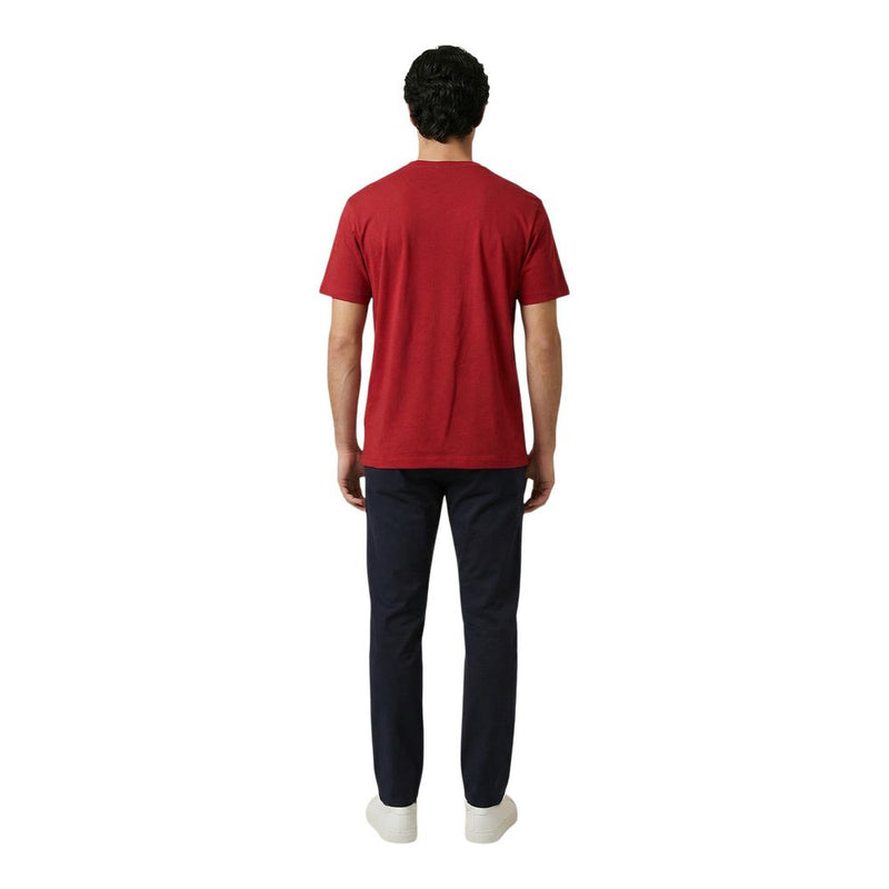 Gant Red Cotton T-Shirt - Regular Fit Short Sleeve