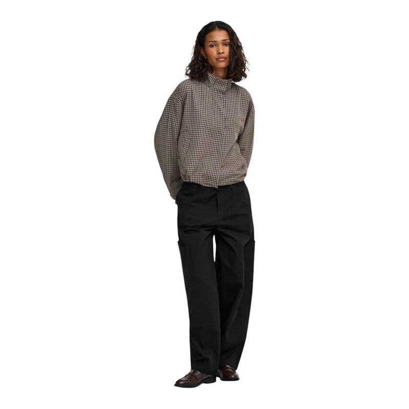 Jacqueline De Yong Jdygeo Mw Black Cotton Cargo Pants