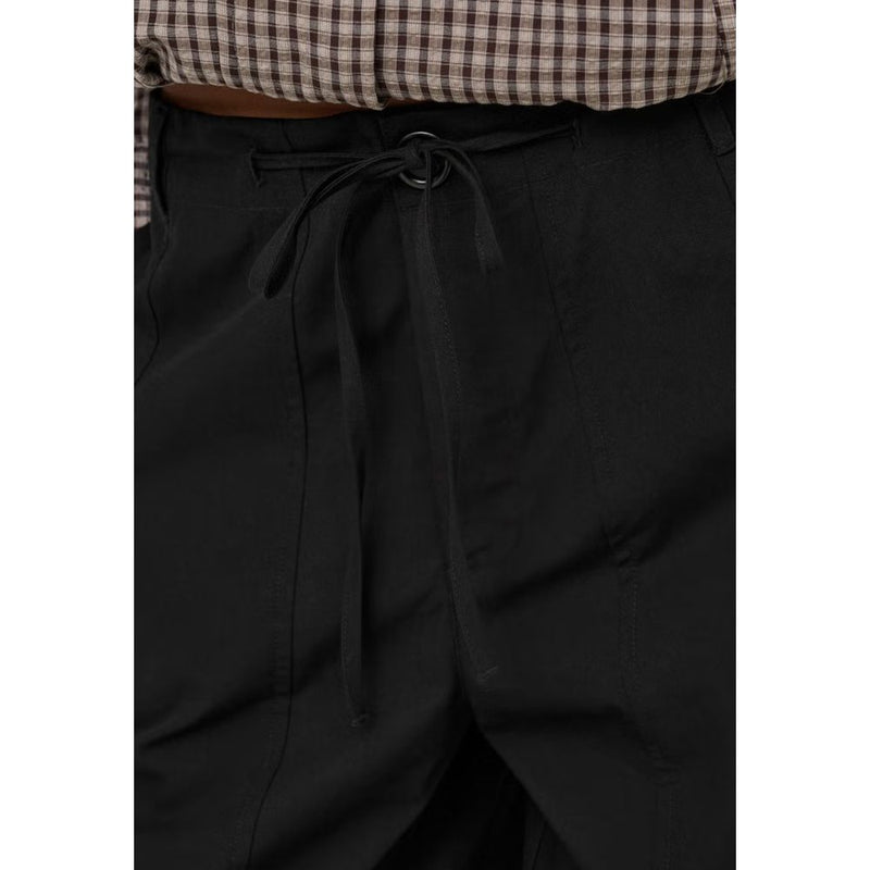 Jacqueline De Yong Jdygeo Mw Black Cotton Cargo Pants