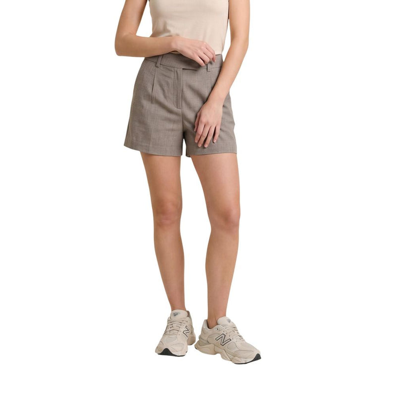 Only Onllinda Beige Recycled Polyester Bermuda Shorts for Women