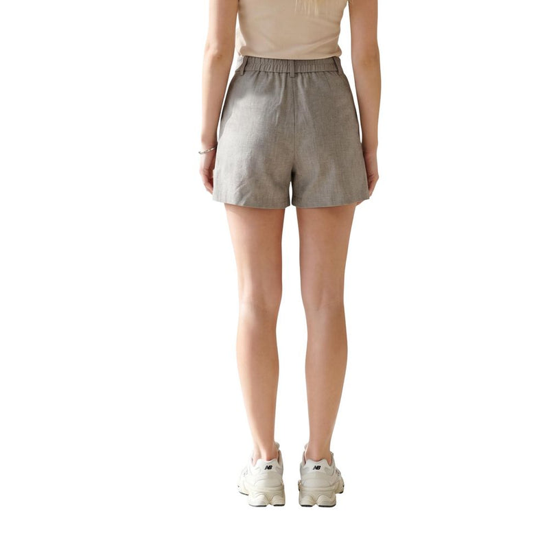 Only Onllinda Beige Recycled Polyester Bermuda Shorts for Women