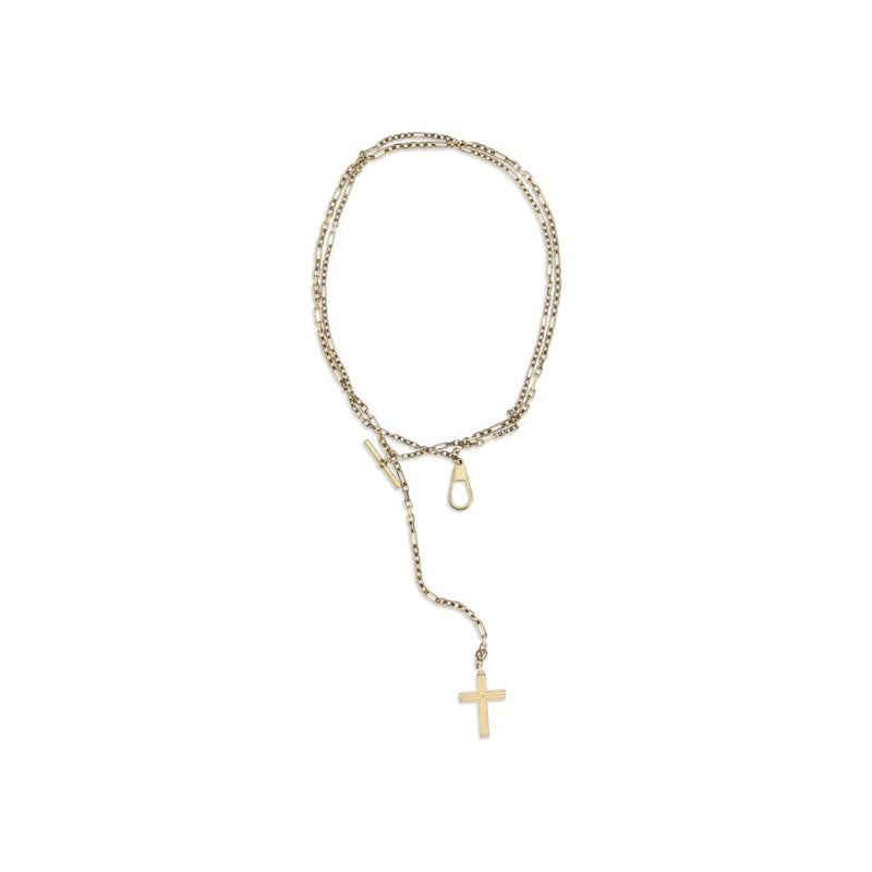 Khaite Gold Brass Keychain - Elegant Wallet Chain