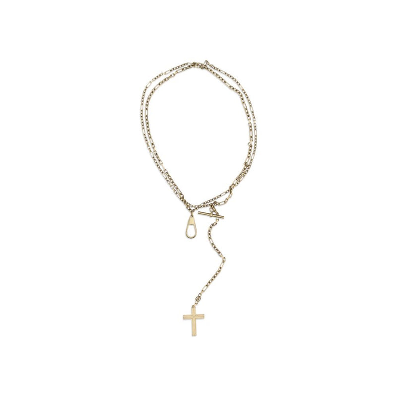 Khaite Gold Brass Keychain - Elegant Wallet Chain